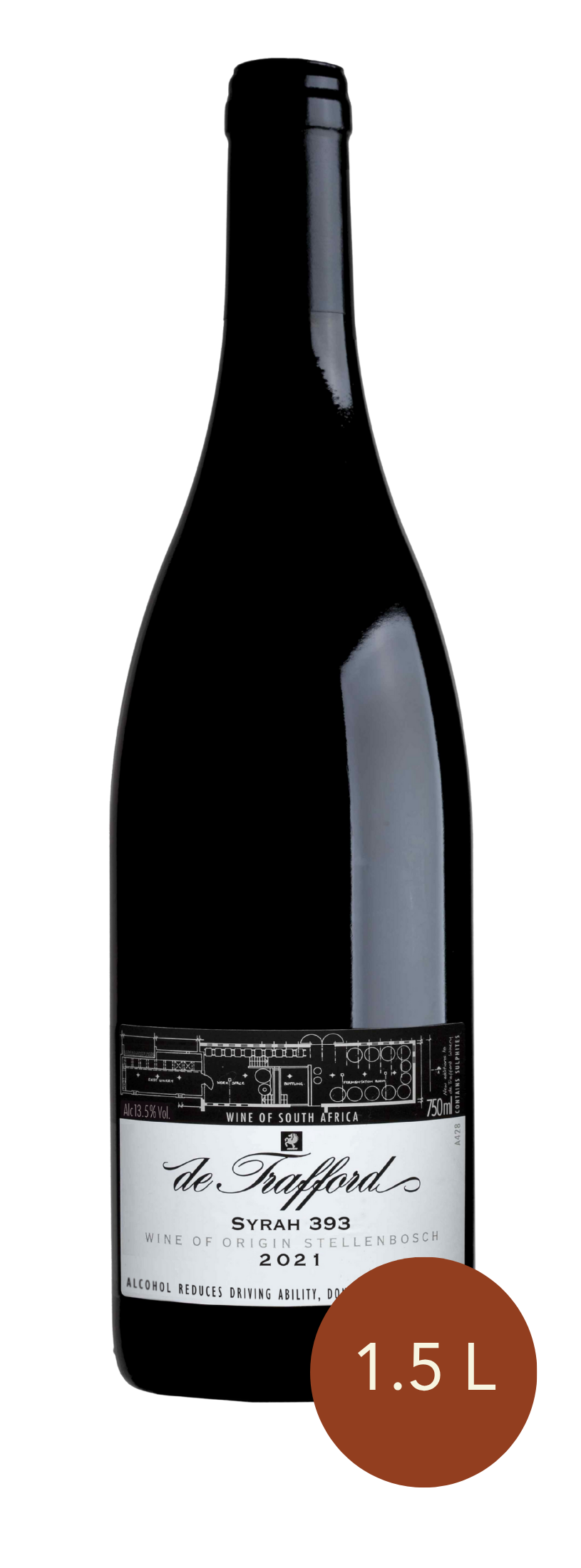 De Trafford Syrah 393 2021 Magnum