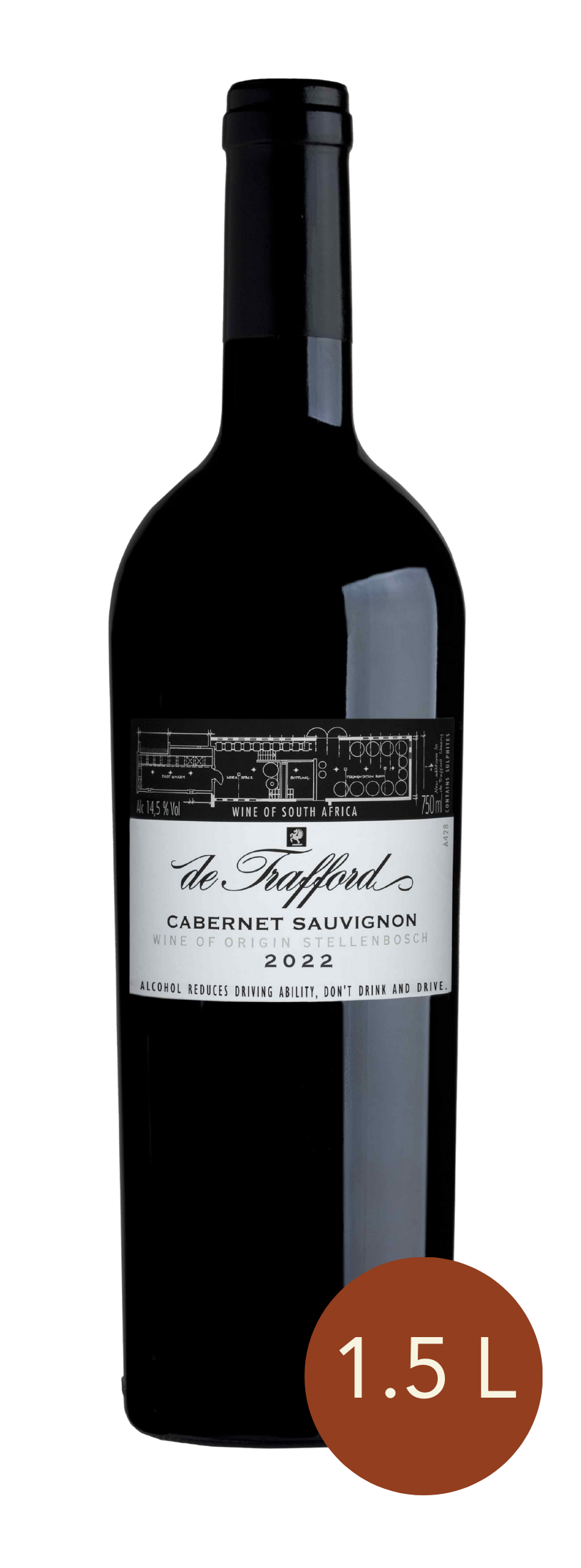 De Trafford Cabernet Sauvignon 2022 Magnum